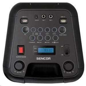 Sencor SSS 3800 Bluetooth hangszóró, zenerendszer fekete